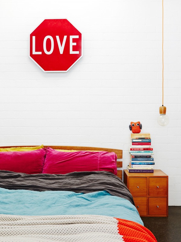 Love Sign - Bruten Family Home - Design Files
